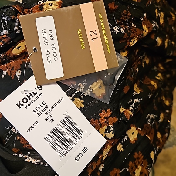 NWT Taylor Womens Dress Size 12 - Picture 12 of 13